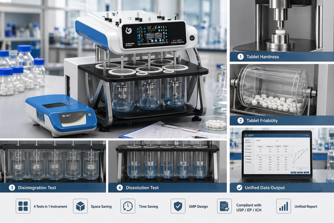 4-in-1 Tablet Testing: How One Instrument Replaces an Entire QC Bench