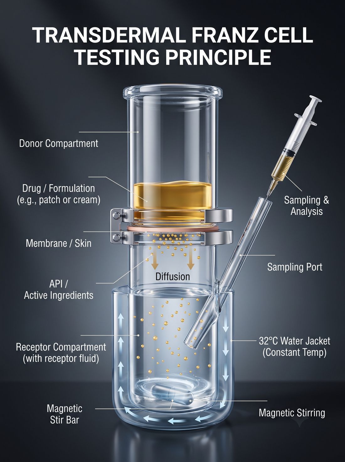 The Engineering Advantages of Vertical Diffusion Cells: A Complete Analysis of the RYJ-12B Franz Cell Diffusion Tester