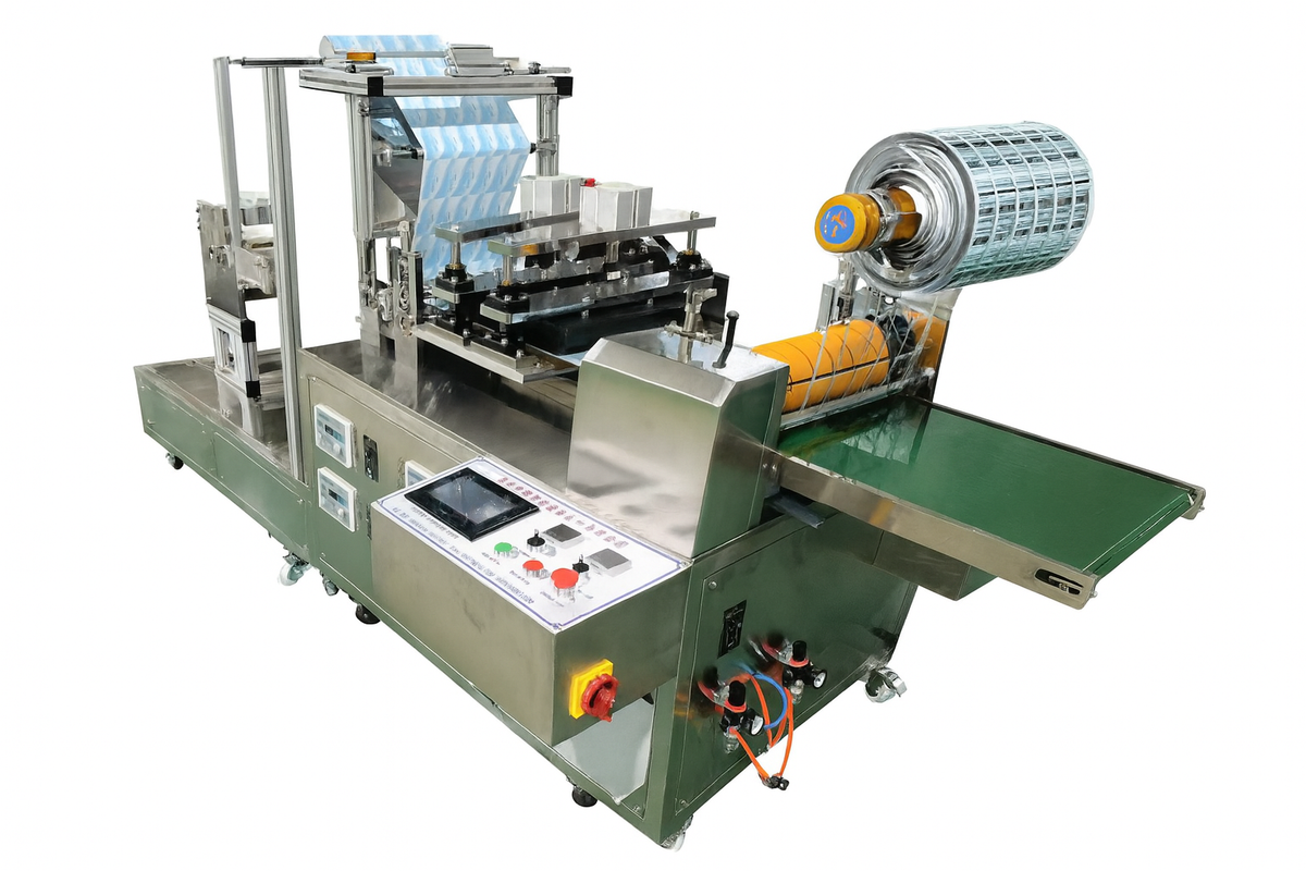 EZ320 ODF film cutting and packaging machine — operator panel detail