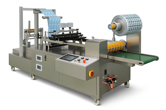 EZ320 ODF film cutting and packaging machine — front exterior view