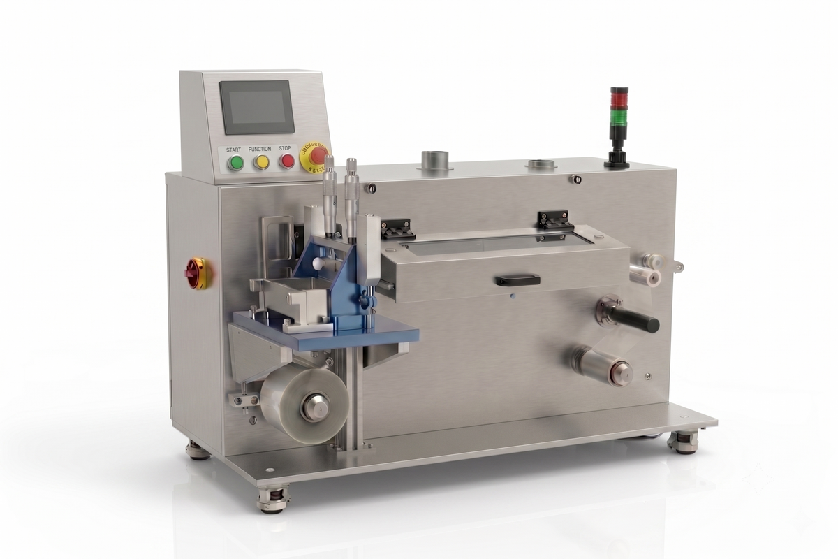 MJ150-RD ODF R&D Film Casting Unit — additional view of the coating station and control panel